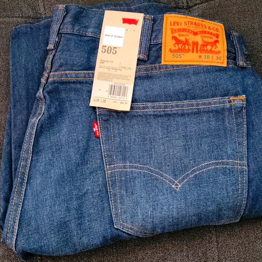 Levis 505 mens jeans